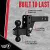 image:imageBulletProof Hitches  Adjustable Trailer Hitch 178 Single Ball Mount  Replacement 178 Ball Hitch Rated up to 8000 lbs  Solid Steel Corrosion Resistant Black Powder Coat2 and 2 516