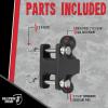 image:imageBulletProof Hitches  Adjustable Trailer Hitch 178 Single Ball Mount  Replacement 178 Ball Hitch Rated up to 8000 lbs  Solid Steel Corrosion Resistant Black Powder Coat2 and 2 516