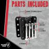 image:imageBulletProof Hitches  Extreme Duty Road Suppressor Channel to Channel Trailer Coupler Rated to 36000 lbs  Shock Absorbing Hitch Coupler to Reduce Vibrations for a Smoother RideExtreme Duty