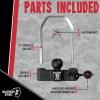 image:imageBulletProof Hitches  Extreme Duty Trailer Coupler Lock  Universal Trailer Lock with 1 Solid Steel Bar  Fits 178 2 and 2516 Couplers  HeatTreated amp PickResistantMedium Duty