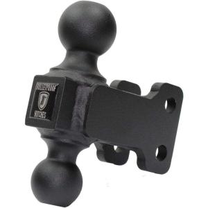 image:imageBulletProof Hitches  Adjustable Trailer Hitch 178 Single Ball Mount  Replacement 178 Ball Hitch Rated up to 8000 lbs  Solid Steel Corrosion Resistant Black Powder Coat2 and 2 516