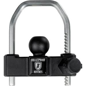 image:imageBulletProof Hitches  Extreme Duty Trailer Coupler Lock  Universal Trailer Lock with 1 Solid Steel Bar  Fits 178 2 and 2516 Couplers  HeatTreated amp PickResistantMedium Duty