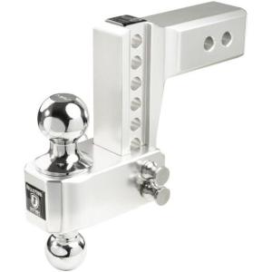 image:imageBulletProof Hitches  25 Aluminum Trailer Hitch 14000 lb Rating  Adjustable Hitch with 4 DropRise and 2 amp 2516 Dual Ball  CorrosionResistant Tow Hitch4