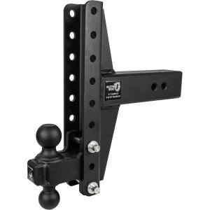 image:imageBulletProof Hitches  30 Adjustable Extreme Duty Trailer Hitch 36000 lb Rating  10 DropRise with 2 and 2 516 Dual Ball  Powder Coat Solid Steel CorrosionResistantOffset 4  6