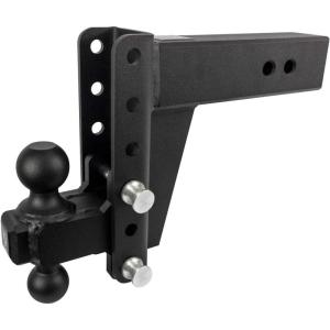 image:imageBulletProof Hitches  30 Adjustable Extreme Duty Trailer Hitch 36000 lb Rating  Offset 4 amp 6 DropRise with 2 and 2 516 Dual Ball  Powder Coat Solid Steel CorrosionResistant6