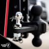 image:imageBulletProof Hitches  114 Trailer Mounted Sway Control Ball  Replacement Ball Mount Plate for Mounting Sway Control System  Solid Steel Black Powder Coat Corrosion Resistant114 HitchMounted Sway Control Replacement Ball
