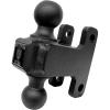 image:imageBulletProof Hitches Trailer Hitch 1 78  2 Adjustable Dual Ball Solid Steel Black Textured Powder Coat