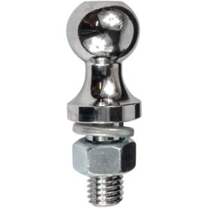image:imageBulletProof Hitches  114 Trailer Mounted Sway Control Ball  Replacement Ball Mount Plate for Mounting Sway Control System  Solid Steel Black Powder Coat Corrosion Resistant114 HitchMounted Sway Control Replacement Ball