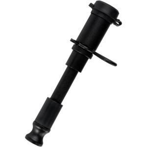 image:imageBulletProof Hitches  58 Trailer Hitch Locking Pin  Universal Fit Stainless Steel Weather Resistant Rubber Cap  Silver 1 PackBlack