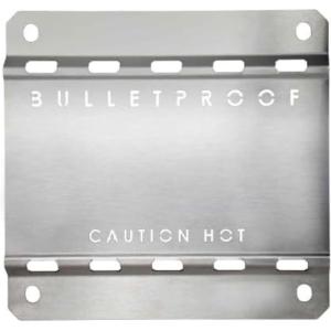 image:imageBulletProof Hitches  Exhaust Heat Shield  Stainless Steel Mud Flap Heat Shield  Protects Mud Flap from Corrosion Heat Damage and Road Debris