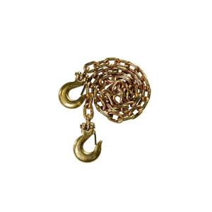 image:imageBulletProof Hitches  12 Trailer Safety Chains with Hooks  Grade 70 Trailer Chains with Hooks  Rated to 46000 lbs with a Working Load Limit of 11300 lbs  Gold Chromate Corrosion ResistantExtreme Duty