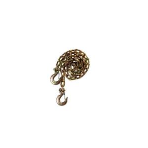 image:imageBulletProof Hitches  12 Trailer Safety Chains with Hooks  Grade 70 Trailer Chains with Hooks  Rated to 46000 lbs with a Working Load Limit of 11300 lbs  Gold Chromate Corrosion ResistantMedium Duty