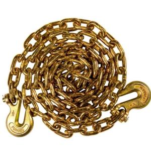 image:imageBulletProof Hitches  12 x 12 Transport Chains  12 Inch Chain Rated to 45200 lbs with a Working Load Limit of 11300 lbs  Grade 70 DOT Compliant  Gold Chromate Corrosion Resistant12 x 12