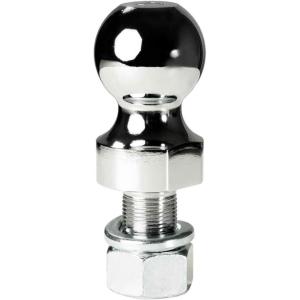 image:imageBulletProof Hitches  2 Threaded Trailer Hitch Ball  Tow Ball Rated to 10000 lbs with 1 Shank Diameter 2 Shank Length  CorrosionResistant2516