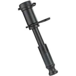 image:imageBulletProof Hitches  58 Trailer Hitch Locking Pin  Universal Fit Stainless Steel Weather Resistant Rubber Cap  Black 1 Pack
