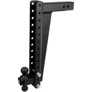 image:imageBulletProof Hitches  25 Adjustable Heavy Duty Trailer Hitch 22000 lb Rating  18 DropRise Trailer Hitch with 2 amp 2516 Dual Ball  Powder Coat Solid Steel CorrosionResistant20