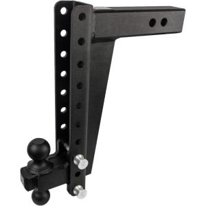 image:imageBulletProof Hitches  25 Adjustable Heavy Duty Trailer Hitch 22000 lb Rating  18 DropRise Trailer Hitch with 2 amp 2516 Dual Ball  Powder Coat Solid Steel CorrosionResistant14