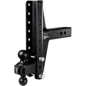 image:imageBulletProof Hitches  25 Adjustable Heavy Duty Trailer Hitch 22000 lb Rating  18 DropRise Trailer Hitch with 2 amp 2516 Dual Ball  Powder Coat Solid Steel CorrosionResistant4  6