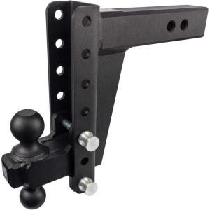 image:imageBulletProof Hitches  25 Adjustable Heavy Duty Trailer Hitch 22000 lb Rating  18 DropRise Trailer Hitch with 2 amp 2516 Dual Ball  Powder Coat Solid Steel CorrosionResistant8